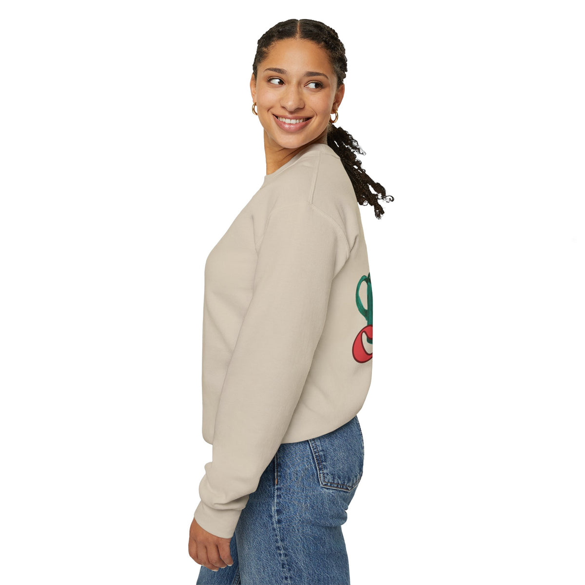 "Fall Into Cozy" Hot Cocoa Crewneck Sweatshirt