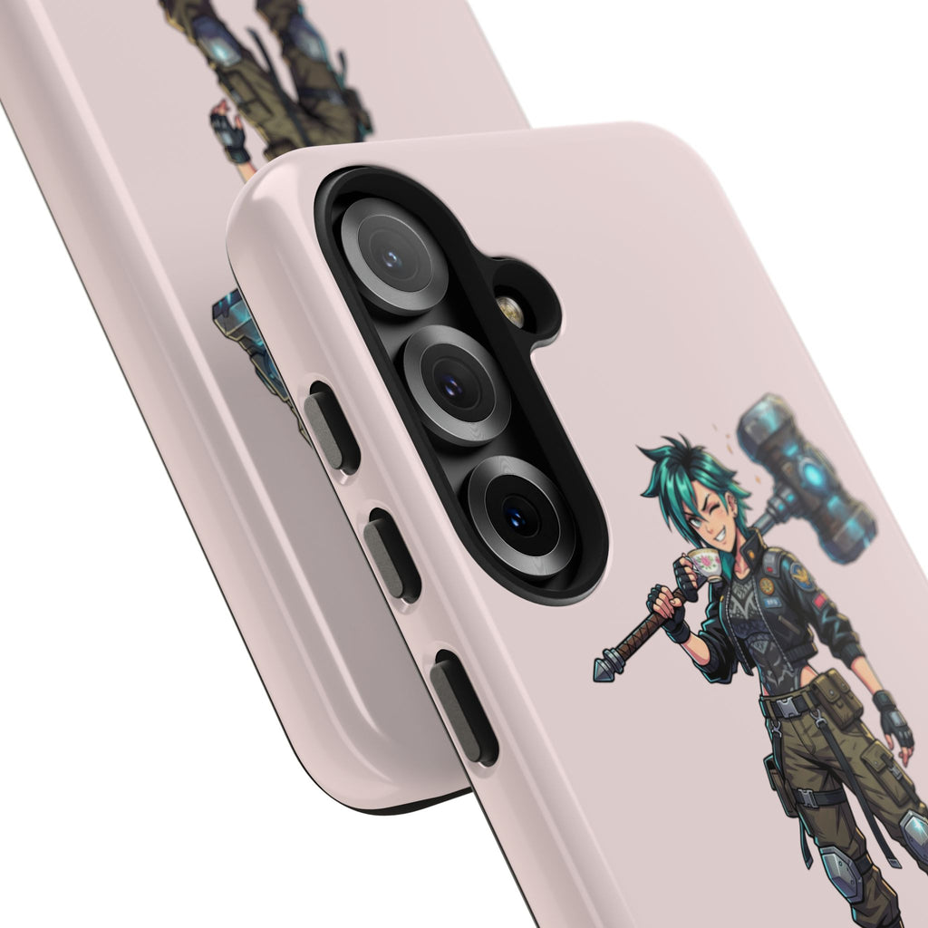 Sweet Dreams Anime Graphic Tough Phone Case - Edgy Cyberpunk Streetwear Cover for iPhone 17, 16, 15 Pro Max & Samsung Galaxy S26, S25
