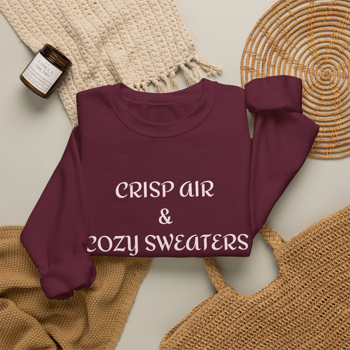 Crisp Air & Cozy Sweaters Fall Sweatshirt