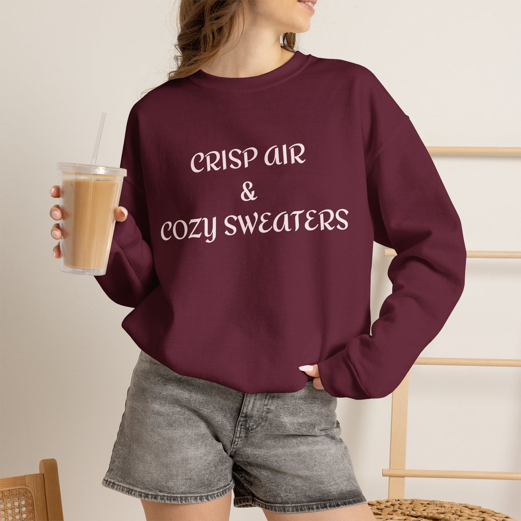 Crisp Air & Cozy Sweaters Fall Sweatshirt