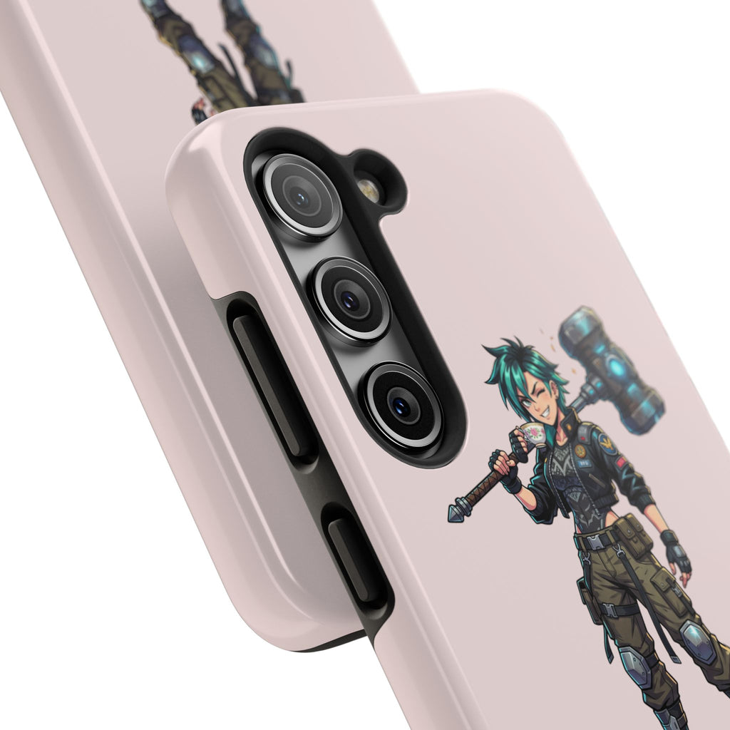 Sweet Dreams Anime Graphic Tough Phone Case - Edgy Cyberpunk Streetwear Cover for iPhone 17, 16, 15 Pro Max & Samsung Galaxy S26, S25