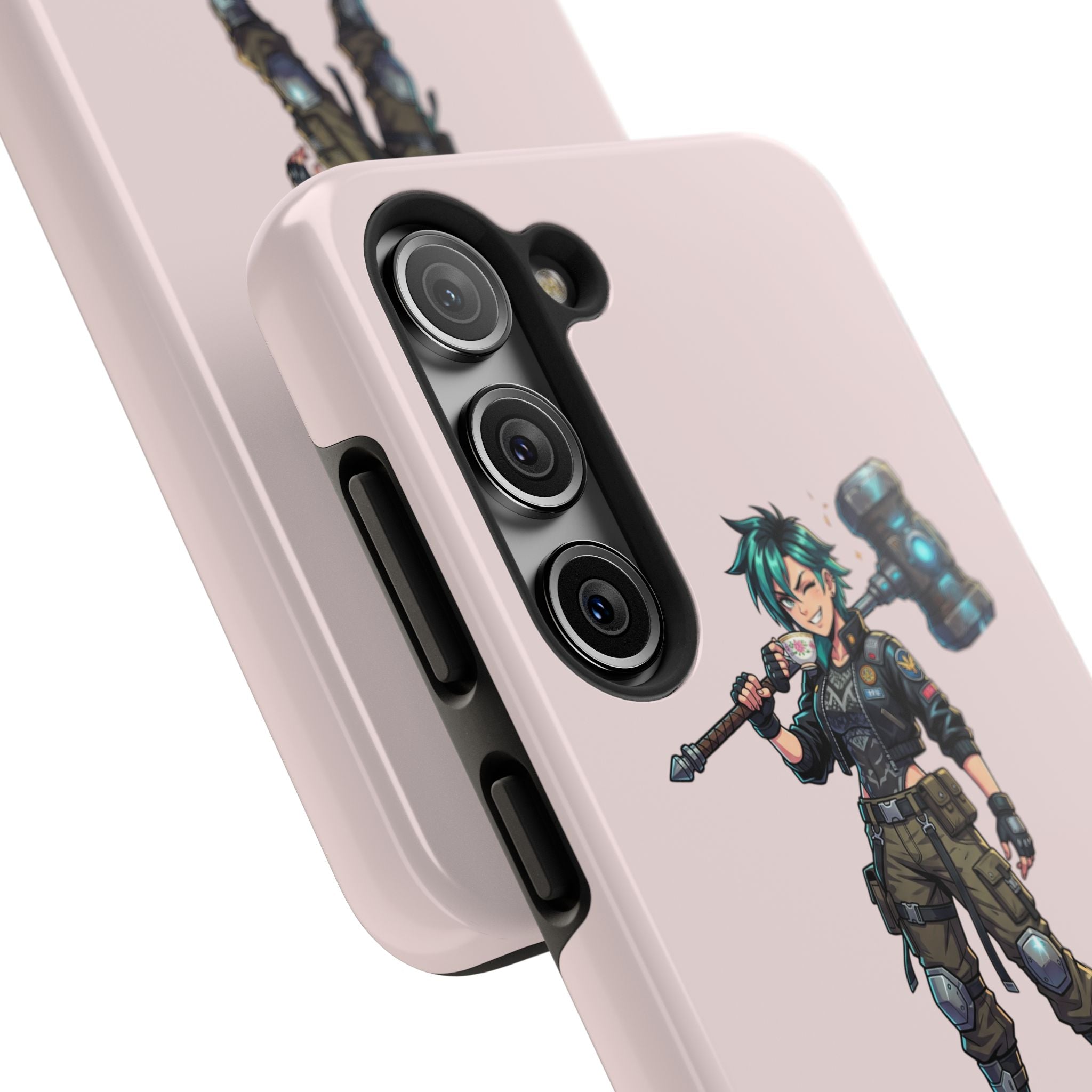 Sweet Dreams Anime Graphic Tough Phone Case - Edgy Cyberpunk Streetwear Cover for iPhone 17, 16, 15 Pro Max & Samsung Galaxy S26, S25