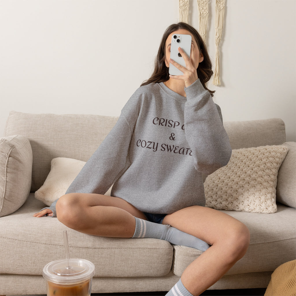 Crisp Air & Cozy Sweaters Fall Sweatshirt