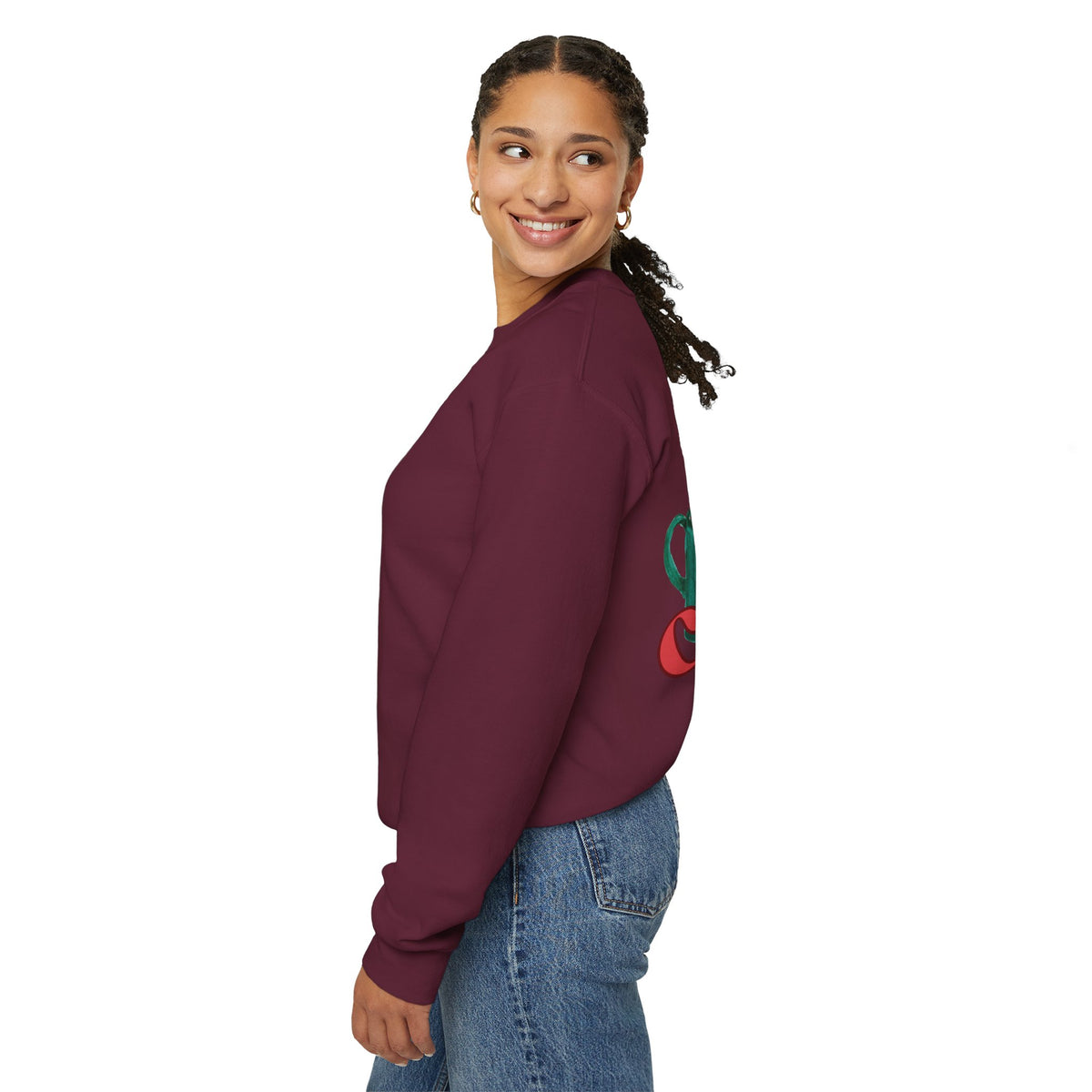 "Fall Into Cozy" Hot Cocoa Crewneck Sweatshirt