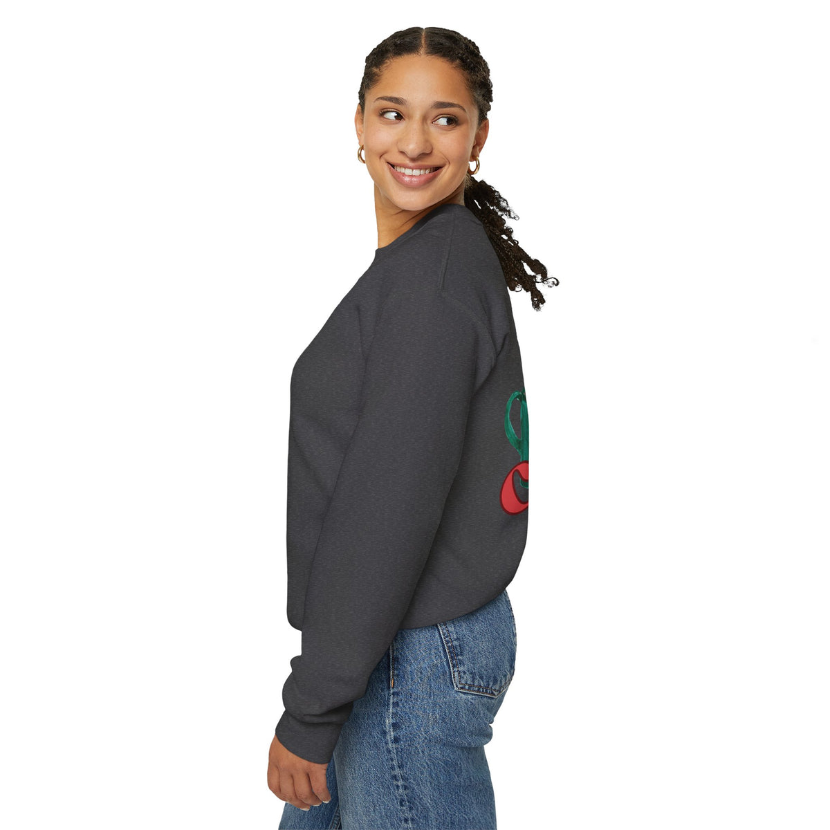 "Fall Into Cozy" Hot Cocoa Crewneck Sweatshirt