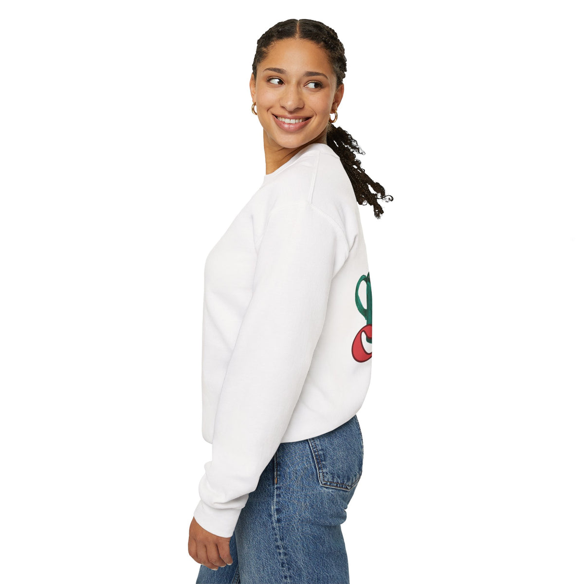 "Fall Into Cozy" Hot Cocoa Crewneck Sweatshirt