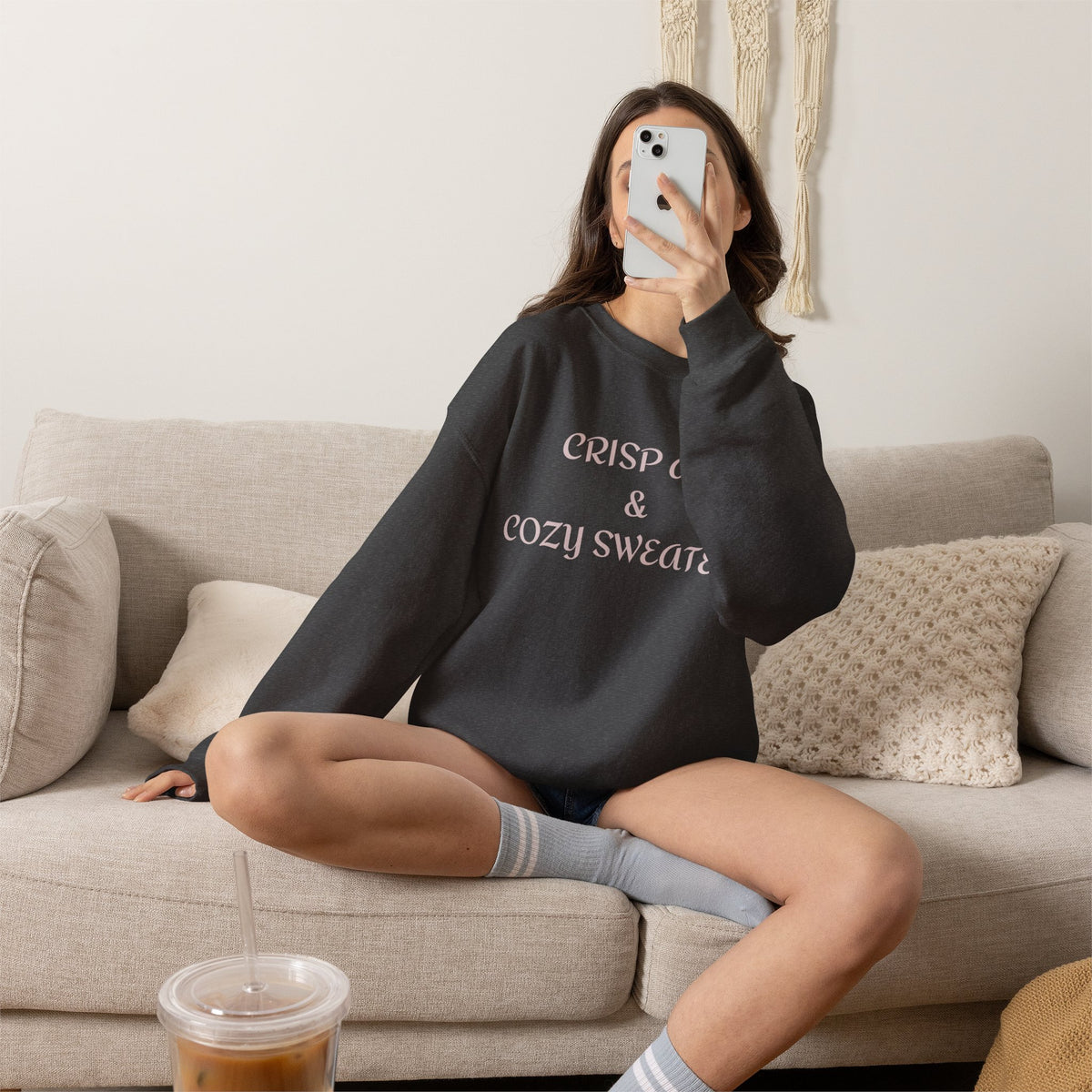 Crisp Air & Cozy Sweaters Fall Sweatshirt