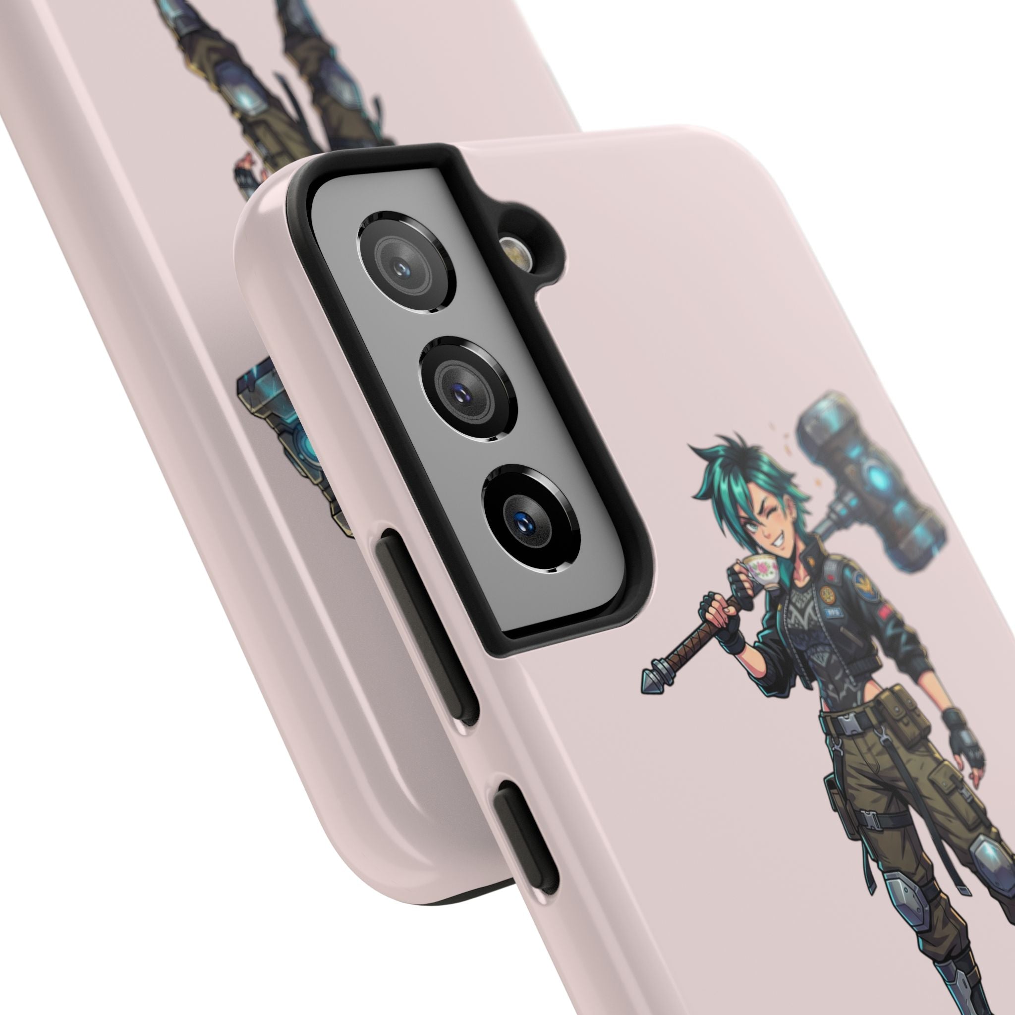Sweet Dreams Anime Graphic Tough Phone Case - Edgy Cyberpunk Streetwear Cover for iPhone 17, 16, 15 Pro Max & Samsung Galaxy S26, S25