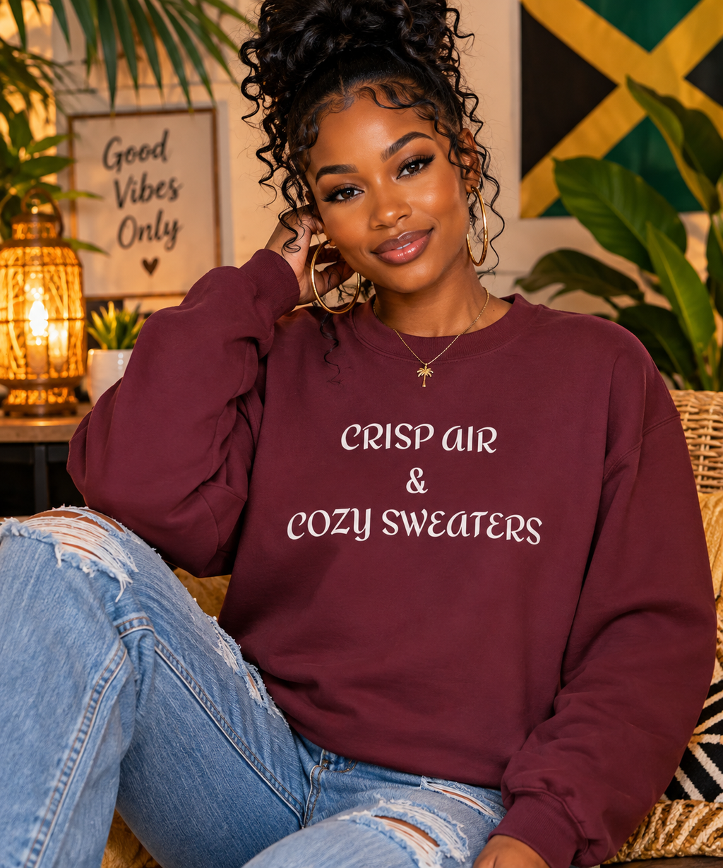 Crisp Air & Cozy Sweaters Fall Sweatshirt