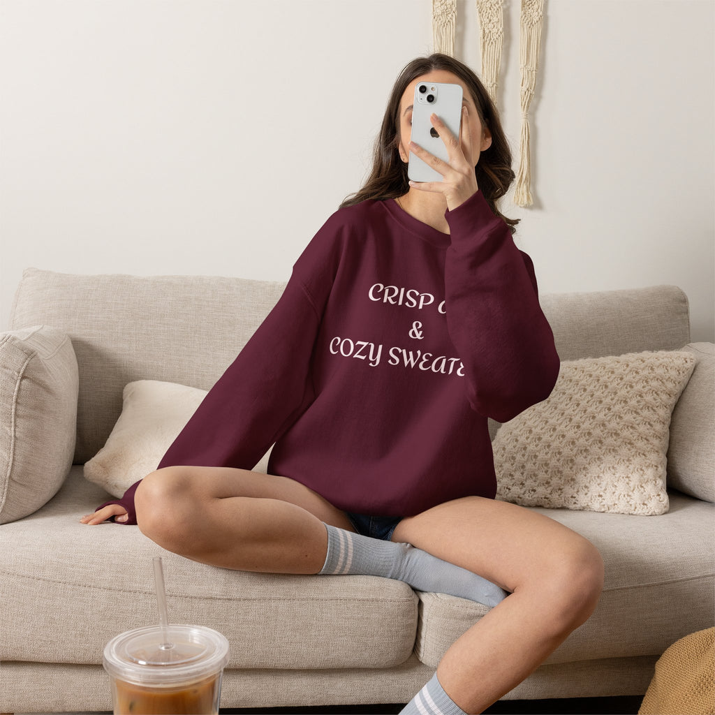 Crisp Air & Cozy Sweaters Fall Sweatshirt