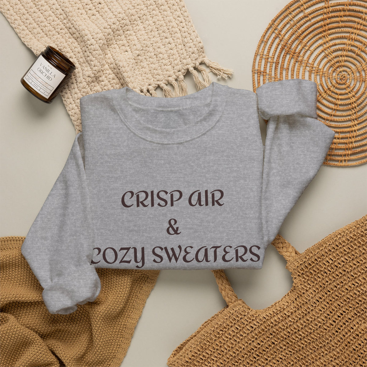 Crisp Air & Cozy Sweaters Fall Sweatshirt