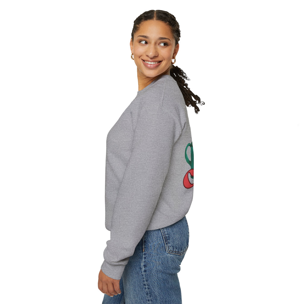 "Fall Into Cozy" Hot Cocoa Crewneck Sweatshirt