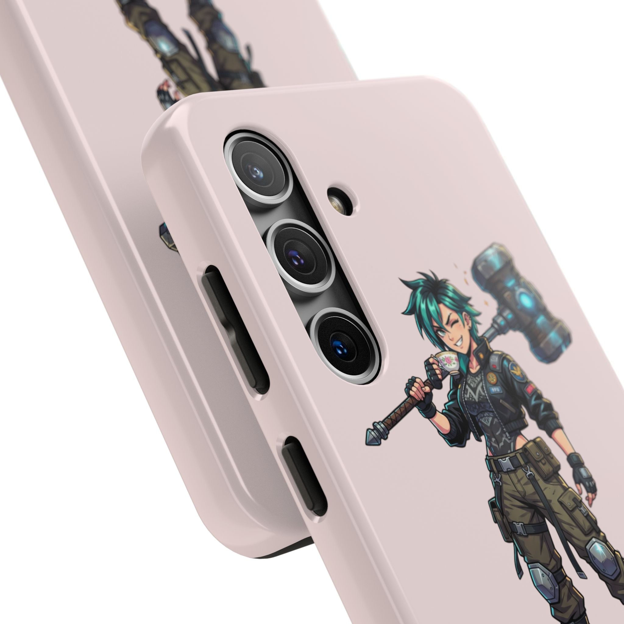 Sweet Dreams Anime Graphic Tough Phone Case - Edgy Cyberpunk Streetwear Cover for iPhone 17, 16, 15 Pro Max & Samsung Galaxy S26, S25