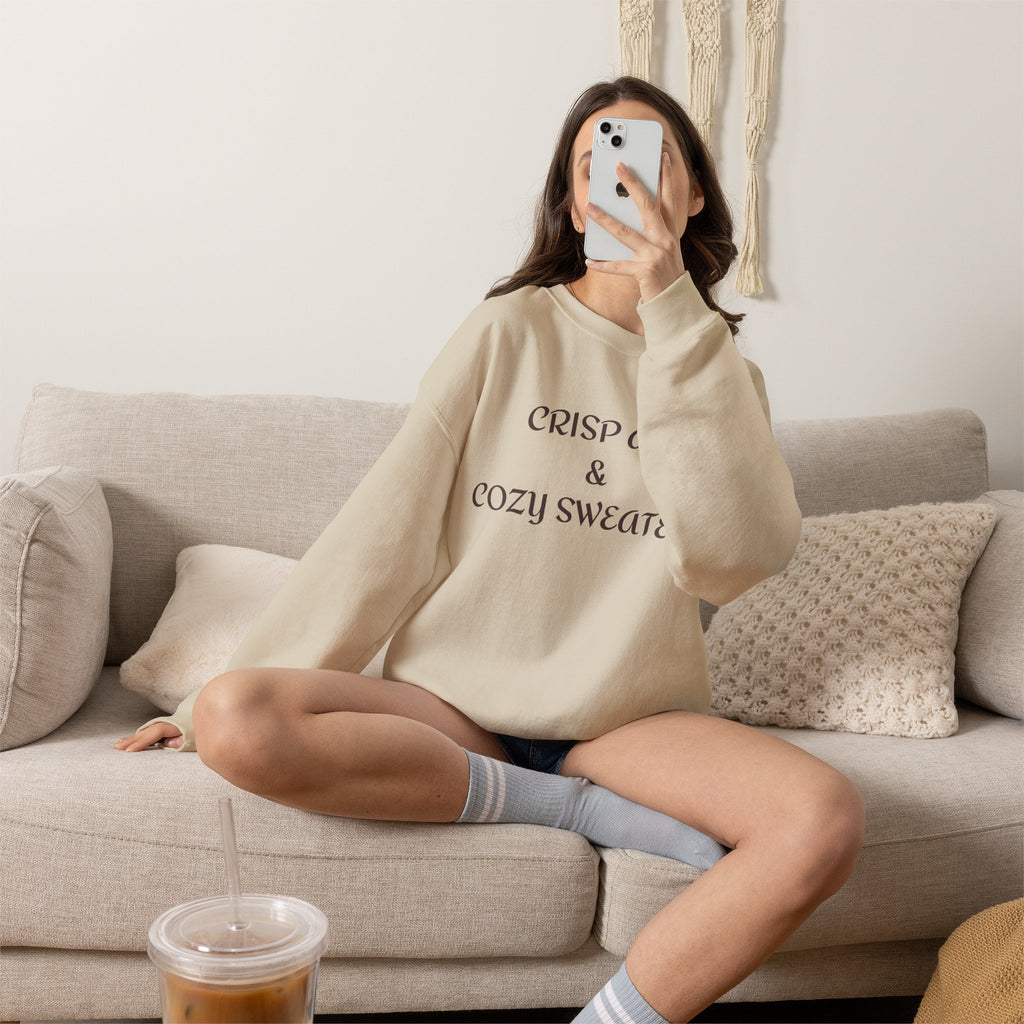 Crisp Air & Cozy Sweaters Fall Sweatshirt