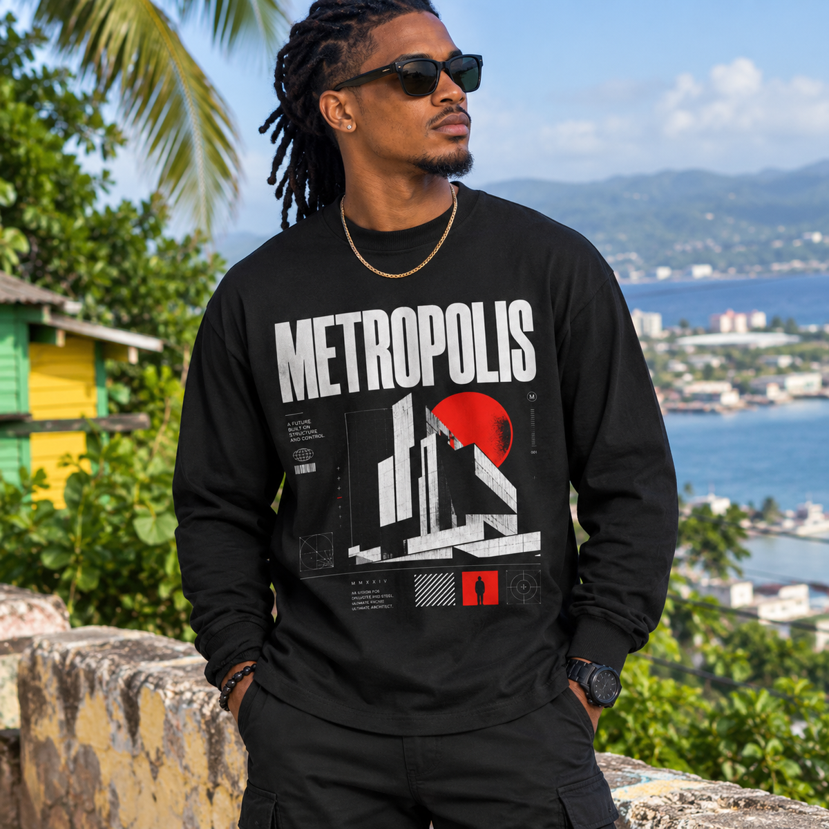 Oversized Unisex Long Sleeve T-Shirt